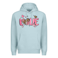 Blue Mist love valentines day Premium Hoodie - MaliasSmallBusiness