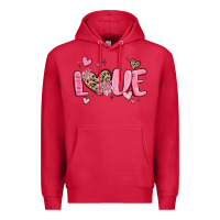 Cardinal love valentines day Premium Hoodie - MaliasSmallBusiness