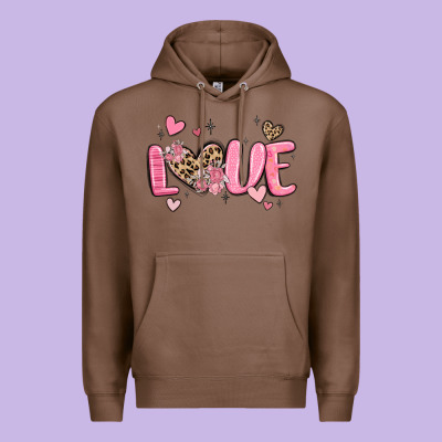 Love Valentines Day Premium Hoodie Designed By Maliassmallbusiness