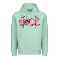 Seafoam love valentines day Premium Hoodie - MaliasSmallBusiness