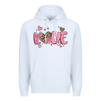 White love valentines day Premium Hoodie - MaliasSmallBusiness