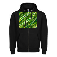 Black St. Patrick's Day leopard tumbler Zipper Hoodie - Neo Western