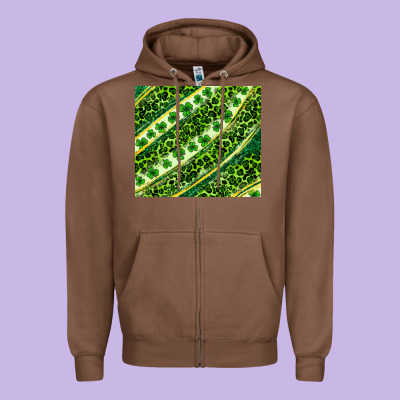 St. Patrick's Day Leopard Tumbler Zipper Hoodie Designed By Neo Western