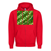 Red St. Patrick's Day leopard tumbler Zipper Hoodie - Neo Western
