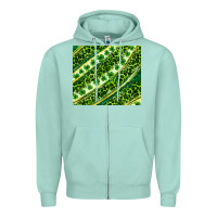 Seafoam St. Patrick's Day leopard tumbler Zipper Hoodie - Neo Western