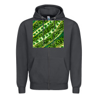 Smoke St. Patrick's Day leopard tumbler Zipper Hoodie - Neo Western