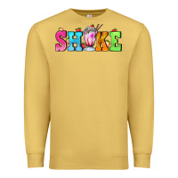 Antique Gold shake with milkshake Premium Sweatshirt - AdoDesignShop