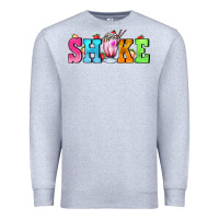 Heather Grey shake with milkshake Premium Sweatshirt - AdoDesignShop