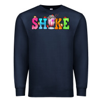 Navy shake with milkshake Premium Sweatshirt - AdoDesignShop