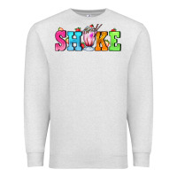 Oatmeal Heather shake with milkshake Premium Sweatshirt - AdoDesignShop