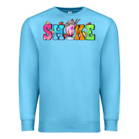 Ocean Blue shake with milkshake Premium Sweatshirt - AdoDesignShop