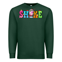 Sports Green shake with milkshake Premium Sweatshirt - AdoDesignShop