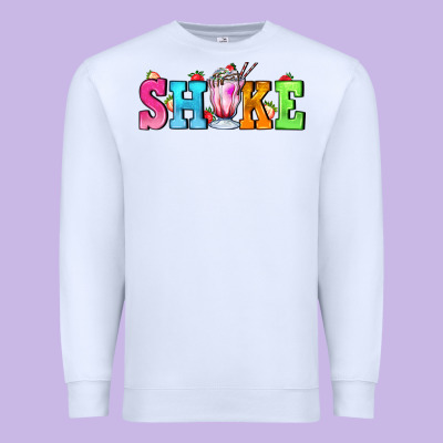 Shake With Milkshake Premium Sweatshirt Designed By Adodesignshop