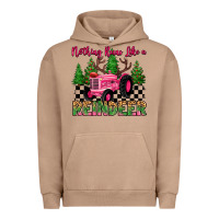 Pigment Burro nothing runs like a reindeer Urban Hoodie - MaliasSmallBusiness