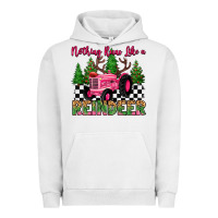 Pigment Lunar Rock nothing runs like a reindeer Urban Hoodie - MaliasSmallBusiness