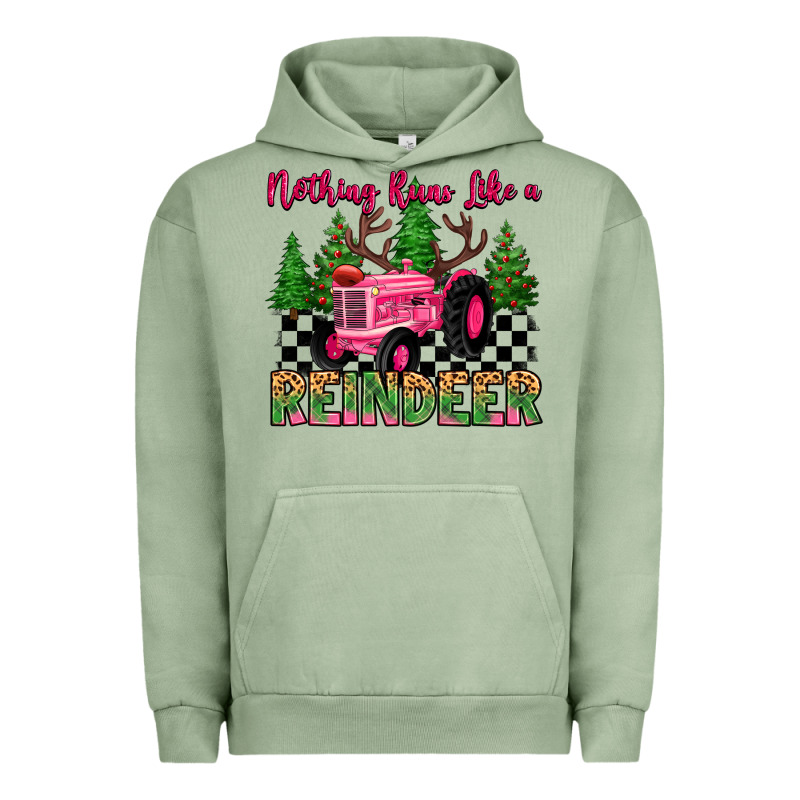 Nothing Runs Like A Reindeer Urban Hoodie by MaliasSmallBusiness | Teevron