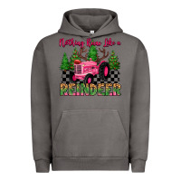 Pigment Tornado nothing runs like a reindeer Urban Hoodie - MaliasSmallBusiness