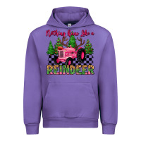 Tulip nothing runs like a reindeer Urban Hoodie - MaliasSmallBusiness