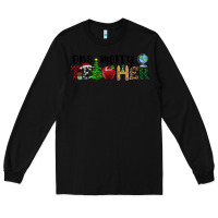 Black one merry teacher Long Sleeve Tee - RanaPortraitStore