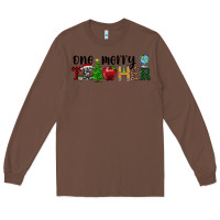 Chestnut one merry teacher Long Sleeve Tee - RanaPortraitStore