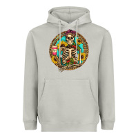 Moon Dust western skeleton coffee sunflowers Heavyweight Hoodie - Artiststas