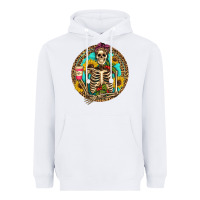White western skeleton coffee sunflowers Heavyweight Hoodie - Artiststas