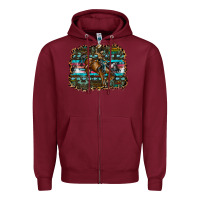 Burgundy rodeo Zipper Hoodie - SublimationCraftShop