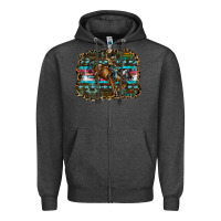 Charcoal Heather rodeo Zipper Hoodie - SublimationCraftShop