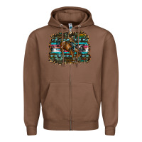 Chestnut rodeo Zipper Hoodie - SublimationCraftShop
