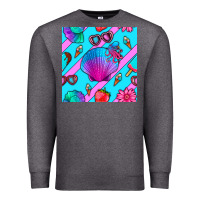 Charcoal Heather sea shell Premium Sweatshirt - BundleAndBundleShop