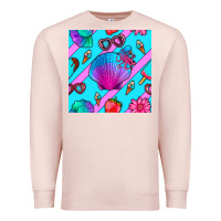 Pale Pink sea shell Premium Sweatshirt - BundleAndBundleShop