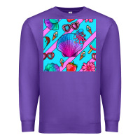 Purple sea shell Premium Sweatshirt - BundleAndBundleShop