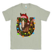Matcha christmas horseshoe with horse Classic Tee - RanaPortraitStore