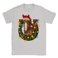 Moon Dust christmas horseshoe with horse Classic Tee - RanaPortraitStore