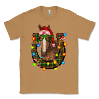 Toasted Coconut christmas horseshoe with horse Classic Tee - RanaPortraitStore