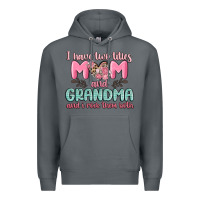 Rock i have two titles mom and grandma and i rock them Premium Hoodie - MaliasSmallBusiness