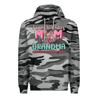 Slate Camo i have two titles mom and grandma and i rock them Premium Hoodie - MaliasSmallBusiness