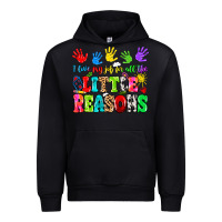 Black I love my job for all the little reasons Urban Hoodie - MaliasSmallBusiness