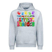 Heather Grey I love my job for all the little reasons Urban Hoodie - MaliasSmallBusiness