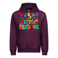 Mauve Wine I love my job for all the little reasons Urban Hoodie - MaliasSmallBusiness