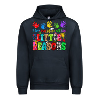 Navy I love my job for all the little reasons Urban Hoodie - MaliasSmallBusiness