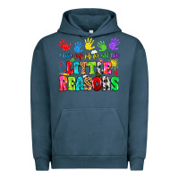 Pigment Midnight Navy I love my job for all the little reasons Urban Hoodie - MaliasSmallBusiness