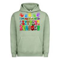 Pigment Oil Green I love my job for all the little reasons Urban Hoodie - MaliasSmallBusiness