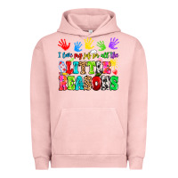 Pigment Salmon I love my job for all the little reasons Urban Hoodie - MaliasSmallBusiness
