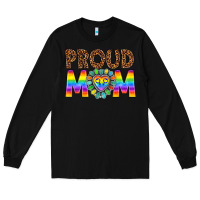 Black proud mom lgbtq Long Sleeve Tee - texasbilliewilder