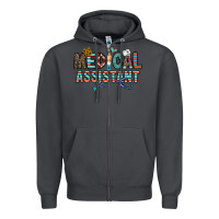 Smoke medical asistant Zipper Hoodie - CowhideDigitalArt