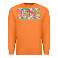 Carrot hippie and daisys license plate template Premium Sweatshirt - Artiststas