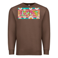 Chestnut hippie and daisys license plate template Premium Sweatshirt - Artiststas
