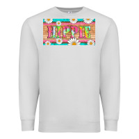 Dove Grey hippie and daisys license plate template Premium Sweatshirt - Artiststas
