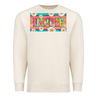 Sandshell hippie and daisys license plate template Premium Sweatshirt - Artiststas